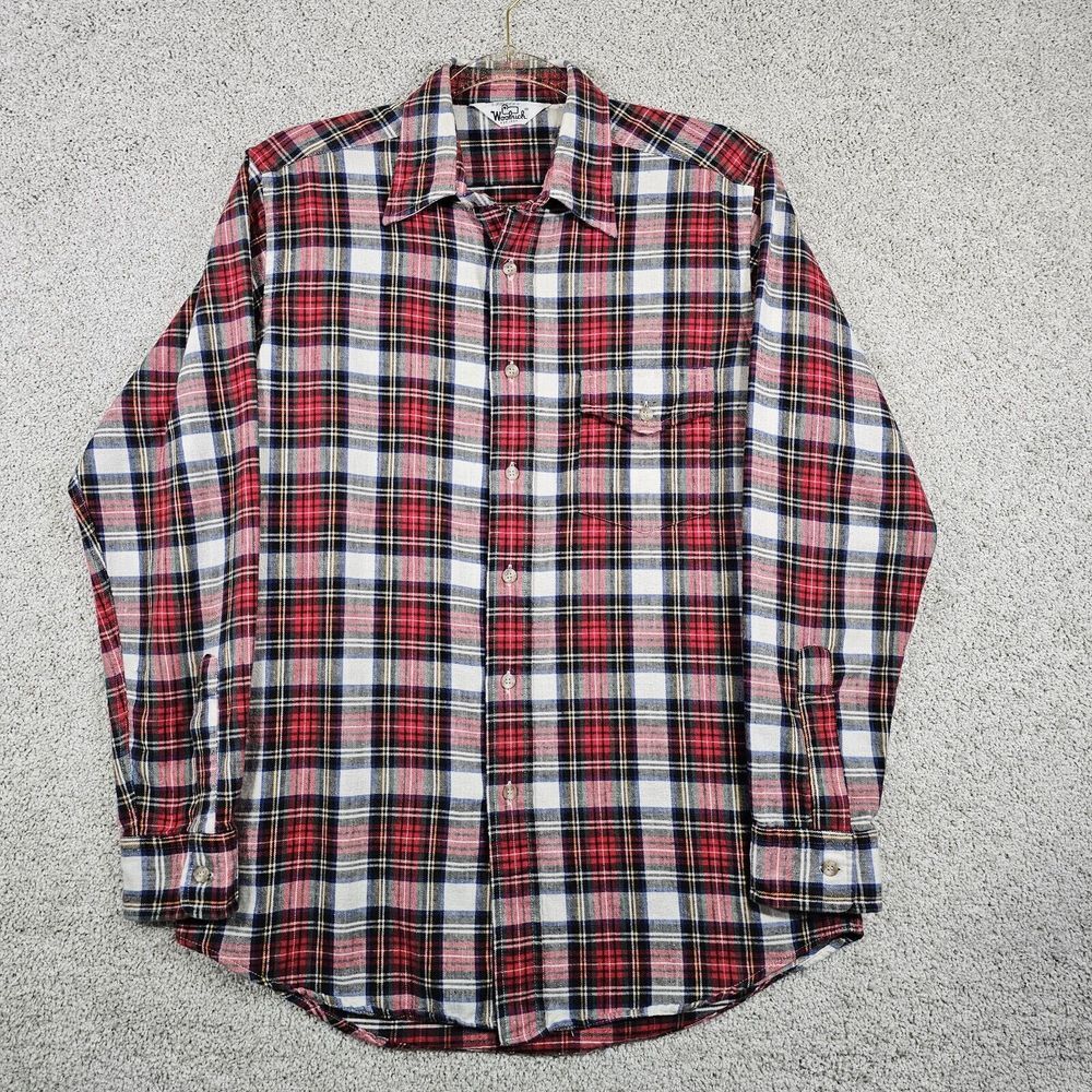 VTG Woolrich Stewart Plaid Tartan‎ Flannel Men's Size M?